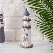 Resim KPM Dekoratif Lighthouse Biblo - Beyaz - 22 cm 