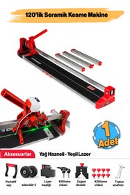Resim SHİJİNG Lazerli 120 'lik Manuel Granit Seramik Fayans Kesme Makinesi 120 cm 3722-1200 mm 1 Adet 