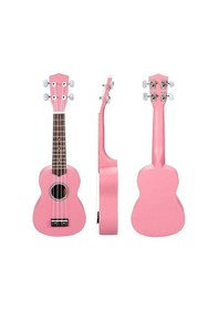 Resim Puka Pk-10 Çantalı Pembe Renk Soprano Ukulele-Kılıf 