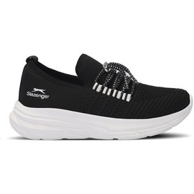 Resim Slazenger BENGAL I Kadın Siyah / Beyaz Günlük Spor Ayakkabısı 