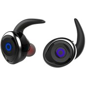 Resim Aweı T1 Spor Kulaklık Ipx4 Su Geçirmez Kablosuz Bluetooth V4.2 Stereo Kulaklık, Destek Tws Siyah 