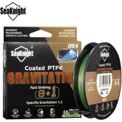 Resim Seaknight G9 II 8+1 Örgülü Hattı, Hızlı Batma için 9-İplik Örgülü Balıkçılık Hattı, 149.96 metre/299.92 metrede Mevcut, Tuzlu Su Balıkçılığı için UV Koruması, PTFE Kaplamalı, 7.71-36.29 KG Güç Aralığına Sahip. 