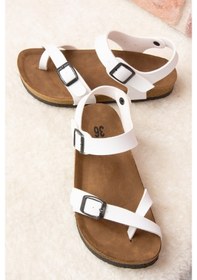 Resim Fox Shoes Beyaz Kadın Sandalet H777786009 