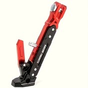 Resim Dashanshop Kırmızı Heavy-duty Ayarlanabilir Motor Kickstand Çift Yaylı Off-road Bisiklet Scooter 