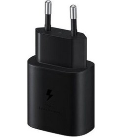Resim Samsung Uyumlu Galaxy S21+ 5g Type-C Fast Şarj Adaptörü 25W Siyah (Samsu 