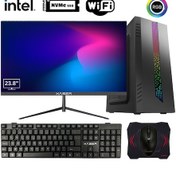 Resim Xaser Tetrix X5 i5-4570 16 GB 512 GB M.2 NVMe SSD 23.8" Dos Masaüstü Bilgisayar 