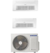 Resim Samsung WindFree Multi AJ068TXJ3KH/EA 6.8 kW 1 Dış + 2 İç Ünite (12+18) 