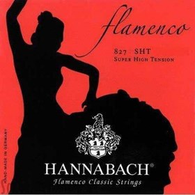 Resim Hannabach 827 SHT Flamenko Gitar Teli (Alt 3'lü Set) 