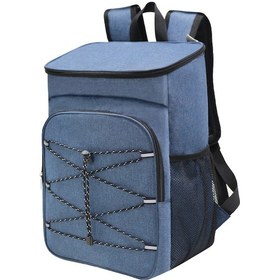 Resim Suofeng Termos Çanta - Sırt Çantalı Soğutucu, Kamp Ve Piknik İçin Su Geçirmez Mavi 