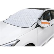 Resim Springsun "4 Mevsim Otomatik Rüzgarlık: Anti Uv, Manyetik Kar Kalkanı, Tüm Araçlar İçin 243x105cm " 