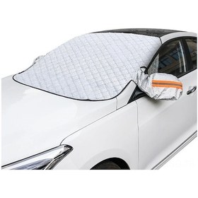 Resim Springsun "4 Mevsim Otomatik Rüzgarlık: Anti Uv, Manyetik Kar Kalkanı, Tüm Araçlar İçin 243x105cm " 