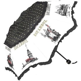 Resim Marlux Istanbul Figürlü Siyah Kadın Şemsiyesi M21mar109r002 001 
