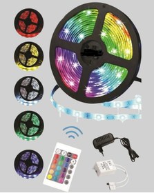 Resim Dekoratif Kumandalı Şerit Led 5 Metre Renkli 