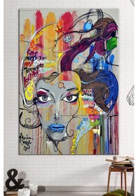 Resim Graffiti Sanatsal Kanvas Tuval Tablo 20 x 30 