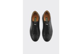 Resim Derinet Hakiki Deri Bağcıklı Erkek Sneaker 