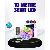 Resim Bluetooth Kontrollü Smart Şerit LED 10M Sese Duyarlı Rgb Aydınlatma 