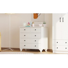 Resim Rabi Mobilya İrem Country Çok Amaçlı 5 Çekmeceli Şifonyer 