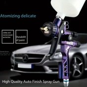 Resim 1.3mm Yüksek Hassasiyetli Nozullu Premium Otomatik Boya Püskürtme Tabancası, Düşük Basınçlı Atomizasyon, Dayanıklı Alüminyum Gövde - Tüm Boyalar & Şeffaf Kaplamalar İçin İdeal 