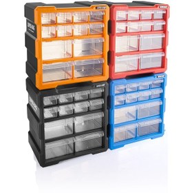 Resim Super Bag Monoblok Çekmece Seti 12'Li Hobby Organizer Seti 