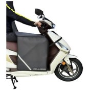 Resim Dellardo Scooter Motosiklet Diz Örtüsü Siyah 
