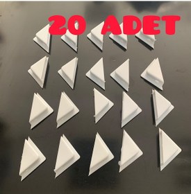 Resim Tusem 20 Adet Sineklik Köşe Mukavemet Takozu Muska 