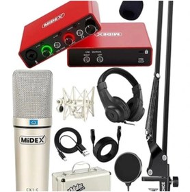 Resim AyrStore Stüdyo Ekipmanları Style Paket 3 CX1 Mikrofon Ses Kartı Stüdyo Kayıt Seti 