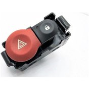 Resim Renault Modus Dörtlü Sinyal Flaşör Merkezi Kilit Düğmesi Anahta 