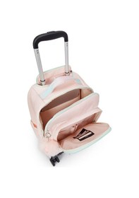Resim Kıplıng New Zea 8 Tekerlekli Okul Çantası Pembe Blush Metallıc 