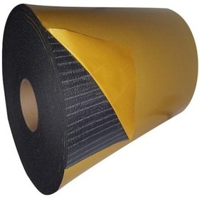 Resim Araç Oto Ses Isı Yalıtım Malzemesi Flexi Kauçuk Sünger Yapışkanlı 6mm Kalın 90cmx10mt 