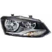 Resim Volkswagen Polo Ön Far ÇIftli Sağ 2009 Sonrası Uyumlu 