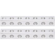 Resim Dianziye Robot Yapı Parçası: 2 Adet 7 Delikli Alüminyum Kare Kiriş 3106-0007-0056 8x8x56mm - Hassas Konstrüksiyon, Kolay Montaj, Çok Yönlü Bağlantı 