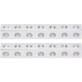 Resim Dianziye Robot Yapı Parçası: 2 Adet 7 Delikli Alüminyum Kare Kiriş 3106-0007-0056 8x8x56mm - Hassas Konstrüksiyon, Kolay Montaj, Çok Yönlü Bağlantı 