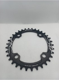 Resim ovela Bisiklet Aynakol Tek Yaprak MTB Dişlisi 8/9/10/11 Vites 34T Narrow-Wide 