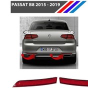 Resim Passat B8 Sedan Arka Tampon Reflektörü Sağ Sol İç Kısım Takım 