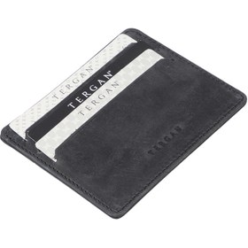 Resim Siyah Deri Unisex Kredi Kartlık - S1KK00001050-Q43 