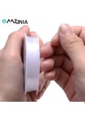 Resim Zcjb 0.4-1.2mm Şeffaf Streç Elastik Kristal Hattı Boncuk Halat Halat Takı Kordon Tel Konu Dıy El Yapımı Bilezik Kolye-76306 