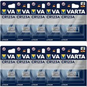 Resim Varta CR123A Profesyonel Lityum Pil 10'lu 