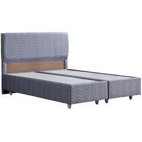 Resim Setaymobilya Baza, Kristal Çift Kişilik Baza + Başlık Seti 