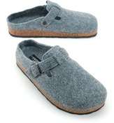 Resim Gezer Erkek Kışlık Keçe Mantar Taban Tek Toka Ayarlanabilir Rahat Taban Ev Bahçe Terlik 