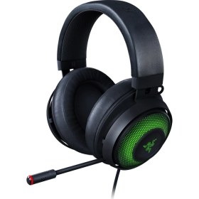 Resim Razer Kraken Ultimate Kulak Üstü Oyuncu Kulaklığı – THX Spatial Audio, RGB Aydınlatma ve Mükemmel Ses Deneyimi 