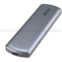 Resim Akasa M.2 Sata / NVMe SSD to USB 3.2 Gen2 SSD Harici Disk Kutusu (AK-ENU3M2-05) 