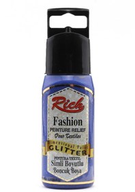 Resim Rich Boyutlu Boya 60 Cc Simli Mavi 966 