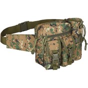 Resim Qingmipy Unisex Spor Bel Çantası - 800d Oxford Kumaş, Su Geçirmez, Dayanıklı, Şişe Tutucu, Büyük Kapasite, Dağcılık Bisiklet Turu İçin Çok Renkli 