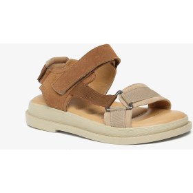 Resim Greyder Kadın Bej Taba Süet Hakiki Deri Spor Sandalet 6Y2TS57808 