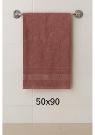 Resim Tekli El Yüz Havlusu Mor 