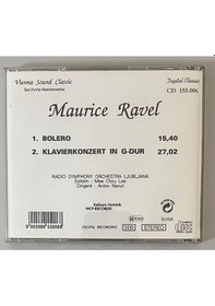 Resim Ravel Radio Symphony Orchestra Ljubljana, Mee Chou Lee, Anton Nanut Bolero Klavierkonzert In Gdur Cd 