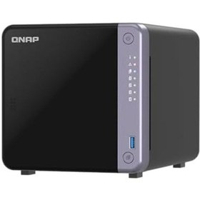 Resim Qnap Ts-432x 4x24tb Desteği Raıd 0-1-5-6-10 Nas Depolama Ünitesi Abanoz 
