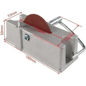 Resim Dashanshop Silvery Gümüş 120 Kum Manuel Alüminyum Piston Segmanı Eğesi Aparatı Takımı 