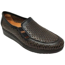 Resim Scavia 121 Hakiki Deri Ortopedik Kadın Ayakkabı Siyah 