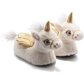 Resim Twigy Lio EE0559 Kadın Hayvanlı Panduf Beyaz 36/41 Beyaz 